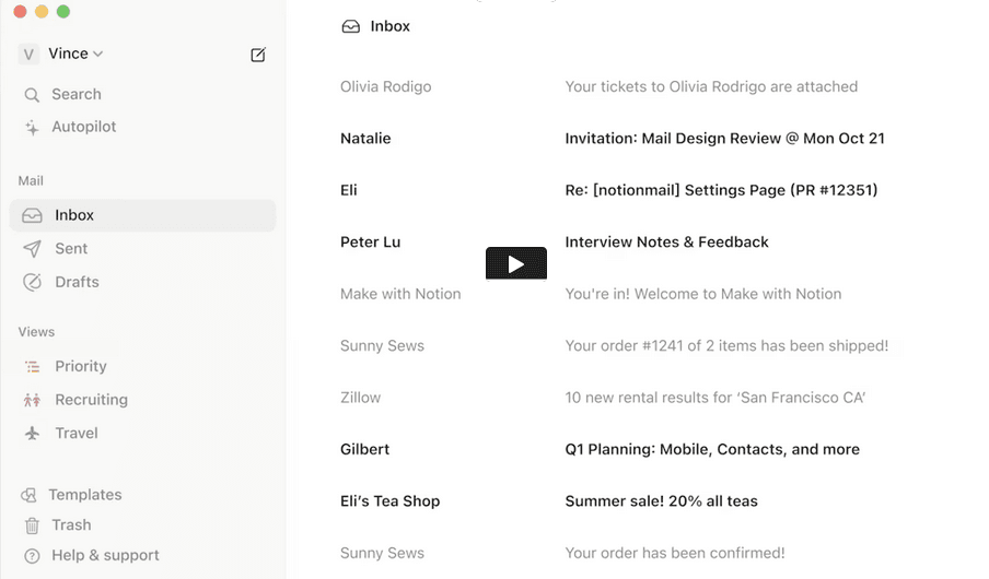 Notion Mail