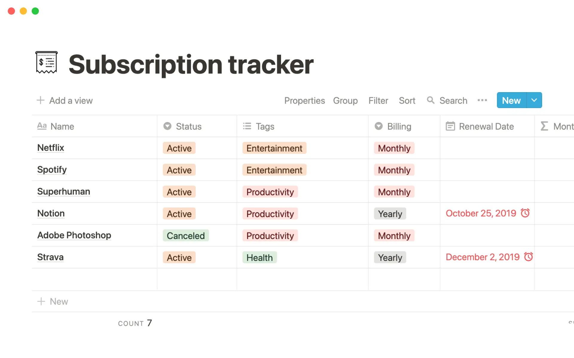 Image for top-10-free-subscription-tracker-templates-in-notion